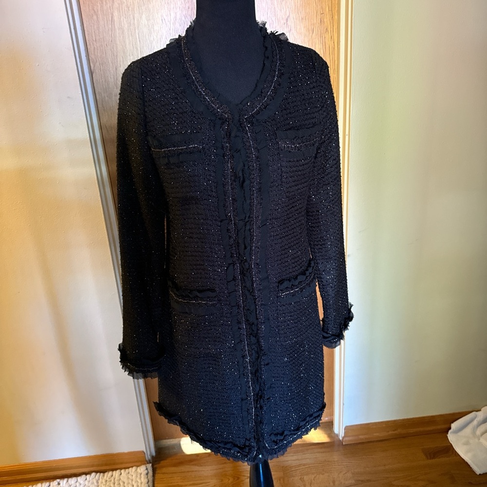 Vintage sparkly black jacket